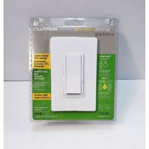Lutron Eco-Dim Dommer DVW-603GH-WH-C NEW